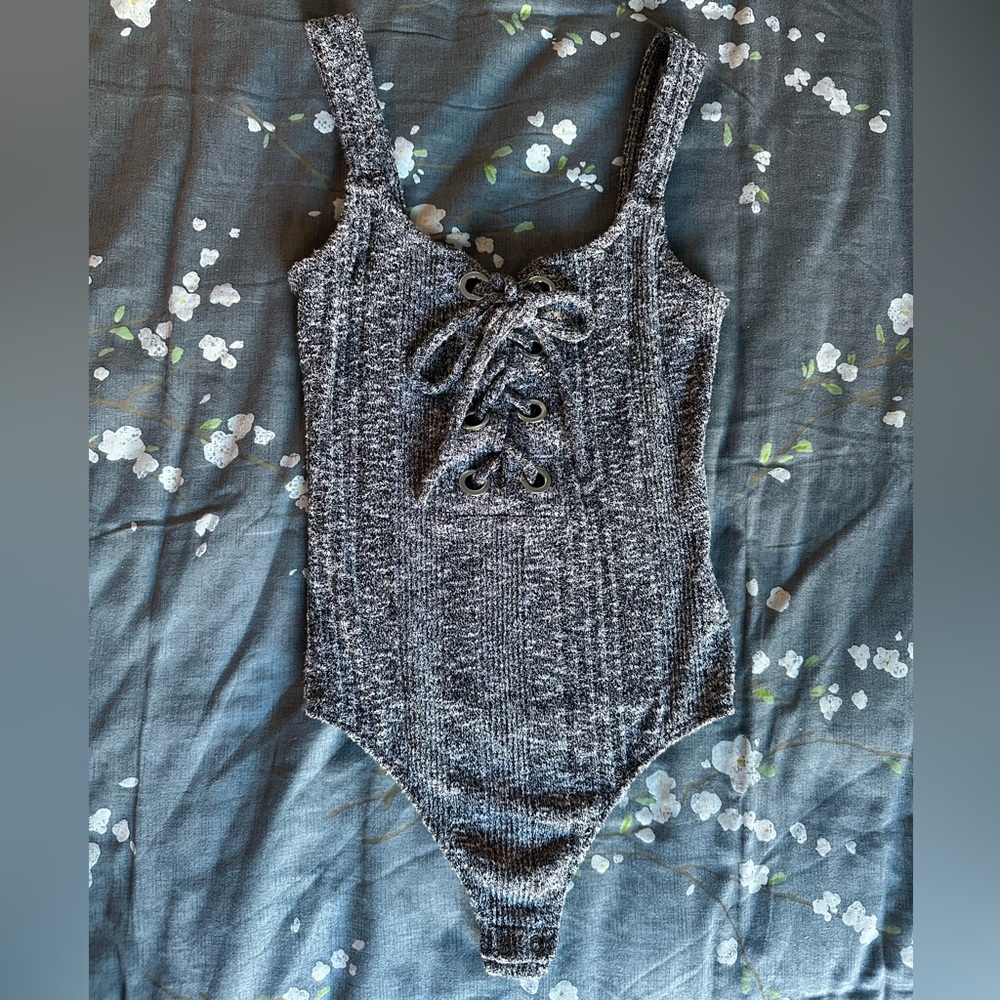 Express | Grey Bodysuit
